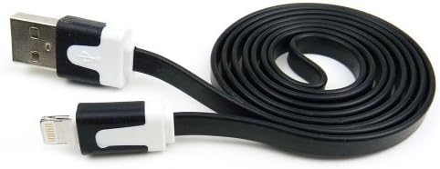 Deals & Bargains 8 pin lightning to usb data sync charging cable for iphone 5 5s and 5c for iphone 6 6 plus- black-flat