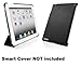 Bear Motion ® 100% Genuine Leather Back Cover (Smart Cover compatible) for iPad 2 - Smart Cover Companion - Real Leather - Black - One day only sale