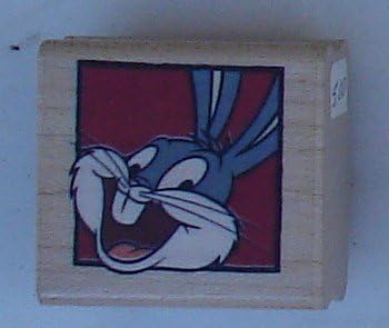 Bugs Bunny Face Wood Mounted Rubber Stamp (Discontinued) From Rubber Stampede