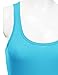 DRESSIS Women's Scoop Neck Sleeveless Racerback Fitted Cotton Tank Top (19 COLORS)