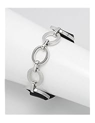Leather Bracelet In Zinc