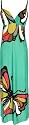 Graphic Butterfly Print Maxi Dress Sundress Junior and Junior Plus Size