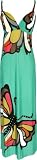Graphic Butterfly Print Maxi Dress Sundress Junior and Junior Plus Size