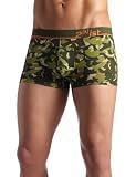 2ist Men’s Camo No Show Trunk,Military,Small