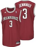 Brandon Jennings Alternate Adidas NBA Revolution 30 Replica Milwaukee Bucks Youth Jersey