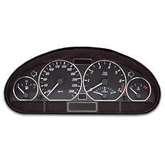 Tachodekorset Chrom f�r 3er BMW E46 (1998-2007)