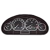 Tachodekorset Chrom f�r 3er BMW E46 (1998-2007)