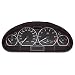 Tachodekorset Chrom f�r 3er BMW E46 (1998-2007)
