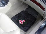 Nifty 8835 MLB-Cleveland Indians Vinyl Universal Heavy Duty Fan Floor Mat