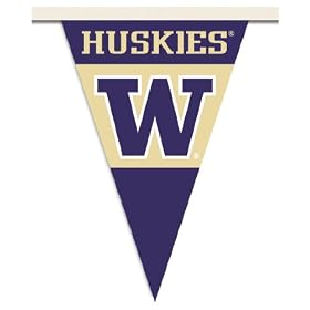 NCAA Washington Huskies 25 Foot Party Pennant Flags
