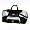 Blk & Grey Sports Duffel Bag