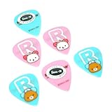 Rilakkuma ( リラックマ ) ギターピックセット PASTEL COLOR  リラックマ６枚セット