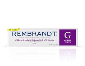 REMBRANDT GENTLE WHITE Toothpaste (formerly Canker Sore) - 3 Ounces  (Pack of 3)