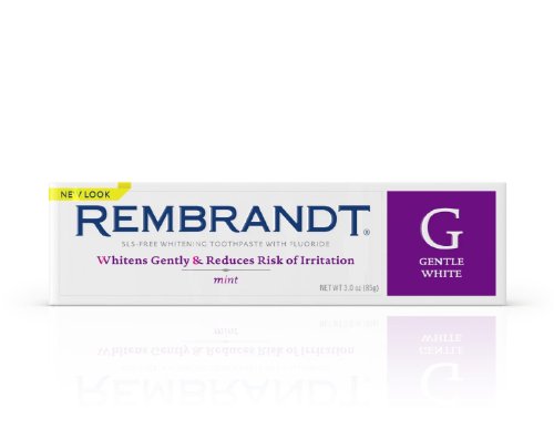 Rembrandt Gentle White Toothpaste (Formerly Canker Sore) - 3 Ounces (Pack of 4) On Sale