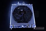 Godspeed Honda Civic 1992 1993 1994 1995 Eg Radiator Full Aluminum Racing Style (At Automatic Transmission) Sohc D15/d16 Only + 12
