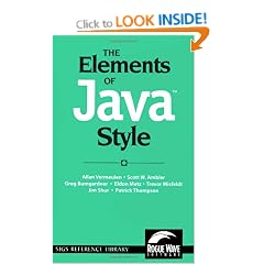 The Elements of Java(TM) Style (SIGS Reference Library)