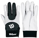 Wilson Professional Batting Gloves - White