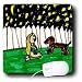 Young Artist Expo - Girl and puppy - Mouse Pads