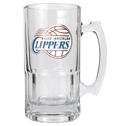 Los Angeles Clippers NBA 1 Liter Macho Mug - Primary Logo by Great American Products