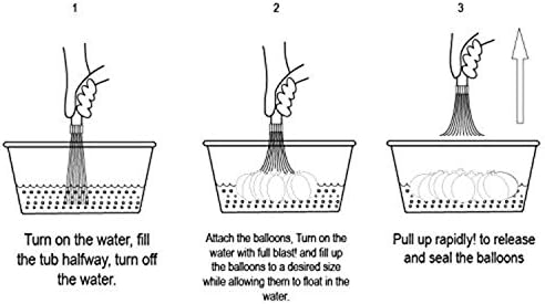 Magic Balloons - Fill a Bunch in a Minute- 222 Balloons (Green) 6 * 37 Piece