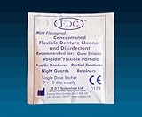 SAMPLE FDC Concentrated Denture Cleaner 2 Sachets - 2 Weeks Supply for Valplast Flexible Dentures & all other Appliances