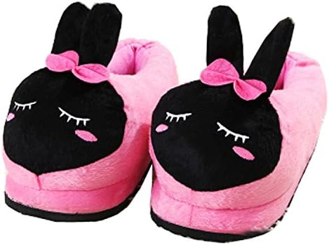 Banado® (Adult) Cute Animal Cotton Slippers Home Warm Plush Slippers Woman Footwear