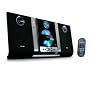 Philips MC235B Flat Wall Mountable Micro Shelf System (Black)