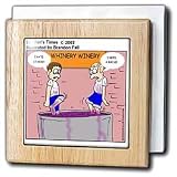 Disgruntled Winery Workers - 6 Inch Tile Napkin Holder