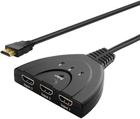 Fire LA HD1831 3-Port HDMI Switch with Pigtail Cable