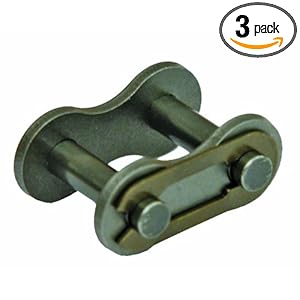 Koch 7560030 Roller Chain Connector Link, 3-Pack, #60