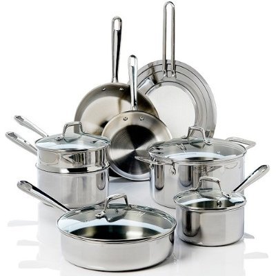 EmerilwareTM Pro-clad 12-piece Tri-ply Cookware Set