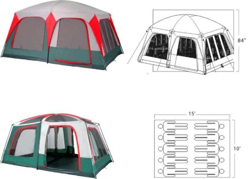 Gigatent Mt. Greylock 2-Room Cabin Tent