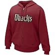 Nike Arizona Diamondbacks Sedona Red Tackle Twill Full Zip Hoody Sweatshirt