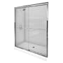 KOHLER K-702207-L-SHP Fluence 3/8-Inch Thick Glass Bypass Shower Door, Bright Polished Silver