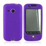 41x%2B71hEqrL. SL160  For HTC Droid Eris Silicone Case Rubber Skin Purple