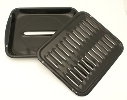 Childrens Toyshop  Tools & Hardware : Porcelain Convection 12 7/8 by16.5 Inch Broiler Pan with Porcelain Grill