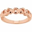 14K Rose Gold Mother's Ring - 5 Gemstone -- YOU CHOOSE THE COLORS!