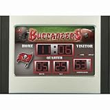 Tampa Bay Buccaneers Scoreboard Desk & Alarm Clock