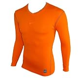 Nike Pro Combat Dri Fit Compression Baselayer/Top, Orange- 362705