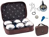 JEUX DE 6 BOULES DE PETANQUE LAGUIOLE CHROME