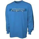 Carolina Panthers Panther Blue Flea Flicker Long Sleeve T-shirt