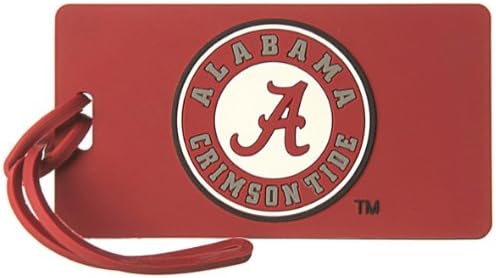 NCAA University of Alabama Crimson Tide Rubber Luggage Bag Tag
