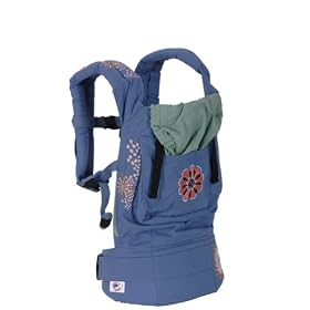 Ergo Baby Organic Baby Carrier Blue Embroid