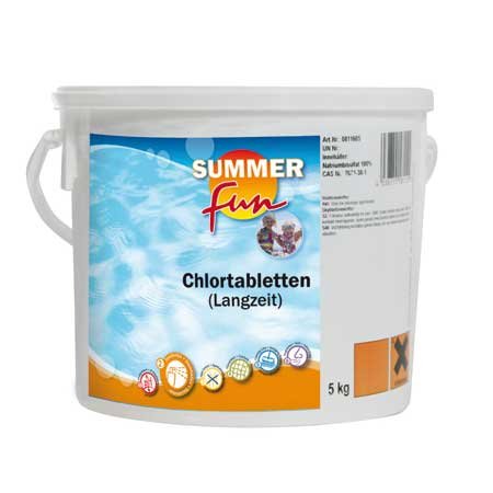 Chlor Langzeit-Tabletten zur Wasserpflege 1,2 kg (Dose)