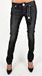 Antik Denim Skinny Sunburst Denim Jeans - Black - 29