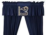 Best Quality Locker Room Valance - St. Louis Rams NFL /Color Midnight Size 88 X 14