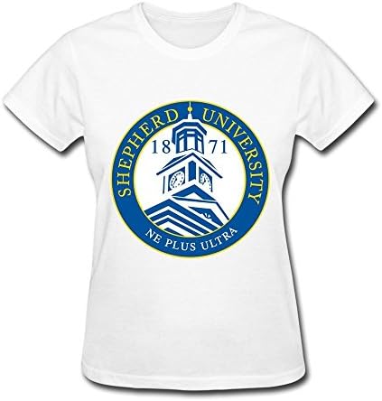 Lady Short Sleeve Shepherd University Shirt S White