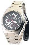 Best Price MENS CROTON STEEL CHRONO TACHYMETER WATCH CC311282SSBK