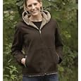 Roper Ladies' Hooded Quarry Wash Canvas Jacket with Heavyweight Sherpa Lining