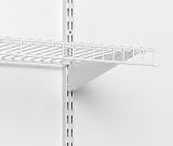 ClosetMaid 12-Inch ShelfTrack Locking Shelf Bracket, White #2853